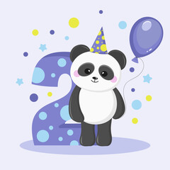 Birthday card for a boy 2 years old