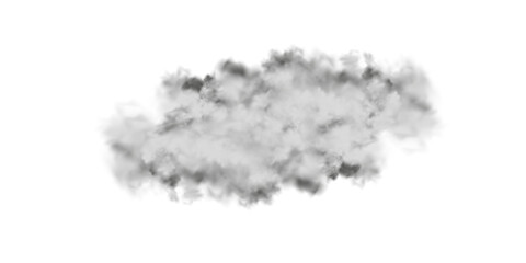 Vector realistic cloud, smoke or fog on isolated transparent background. Cloud png. Cloud, smoke, fog png