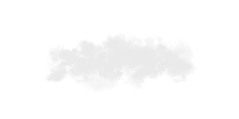 Vector realistic cloud, smoke or fog on isolated transparent background. Cloud png. Cloud, smoke, fog png