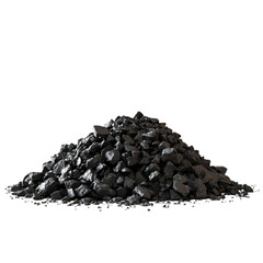 Dark Coal Pile Industrial Power Energy Resource
