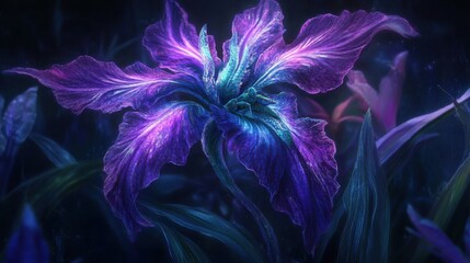 Drake flower. Generative AI