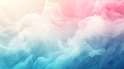 Abstract gradient background with white to soft lavender, teal and coral, featuring a simple and minimalistic, ideal for modern and elegant designs.