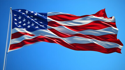 Obraz premium Stars and Stripes – Iconic American Flag Design