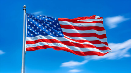 Obraz premium Stars and Stripes – Iconic American Flag Design