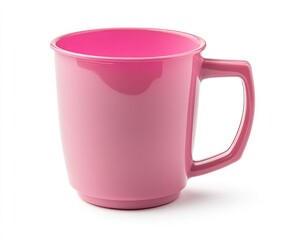 Pink plastic mug (3)