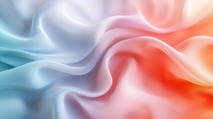 Obraz premium Abstract gradient background with white to soft lavender, teal and coral, featuring a smooth blend, ideal for modern and elegant designs.