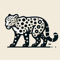 leopard vector illustration