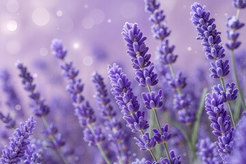 Obraz premium Dreamy Soft Lavender Background Texture for Relaxing Art and Creative Projects