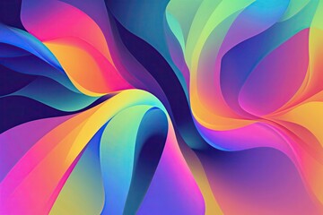 Fototapeta premium Vibrant Gradient Soft Fade Vector Design for Eye-Catching Visuals