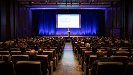 Naklejka premium Business Conference Presentation 