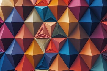 Obraz premium Sophisticated Colored Diamond Shape Backdrop in Elegant Hues