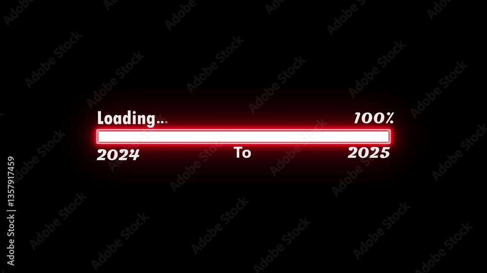 Poster loading icon animation with black color background . loading bar and percentage futuristic progress 
