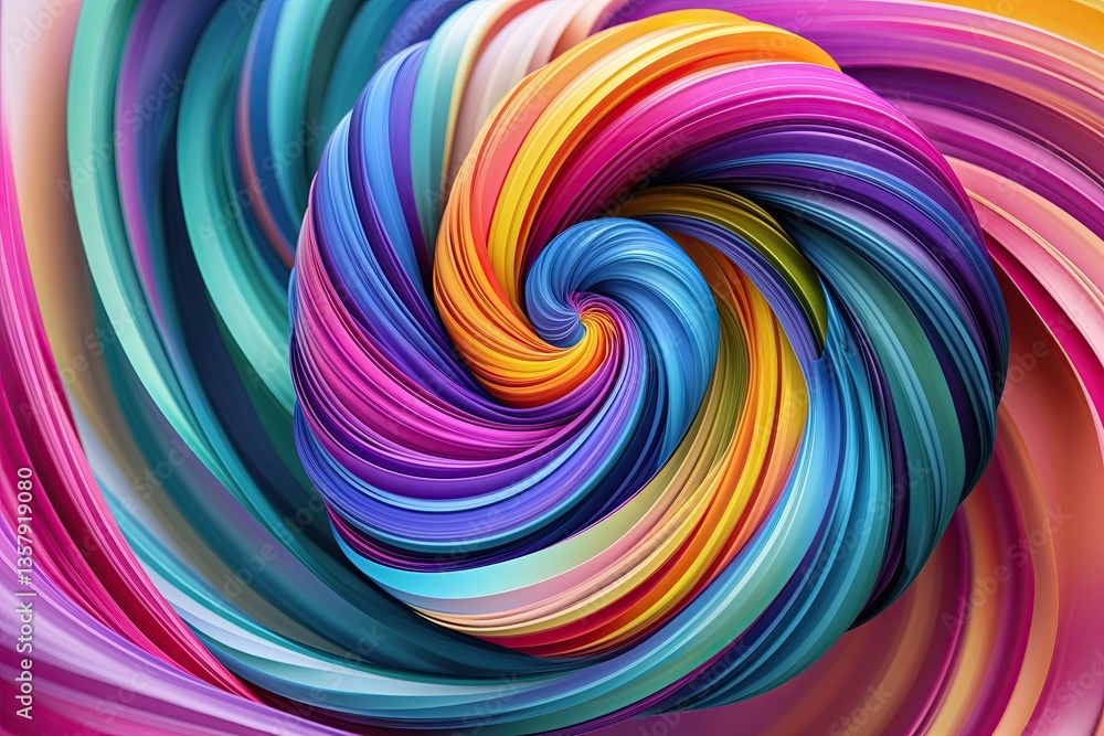 Poster dynamic multicolored swirl patterns for eye-catching backdrops and soft visuals