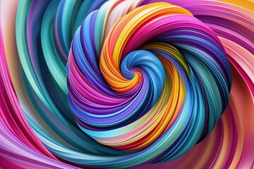 Obraz premium Dynamic Multicolored Swirl Patterns for Eye-Catching Backdrops and Soft Visuals