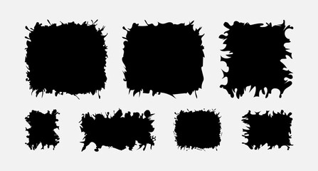 Rectangular spot, frame with spot outline