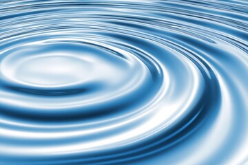 Water Surface Ripples Forming Circular Waves - Motion and Liquid Texture