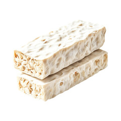 Delicious Tempeh Bars Stacked High Protein Snack Healthy Eating