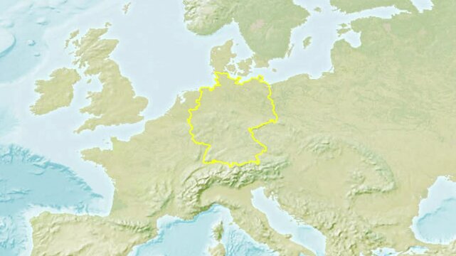 Germany World Map Outline Flag German Deutschland Flagge Landkarten Deutschlandkarte