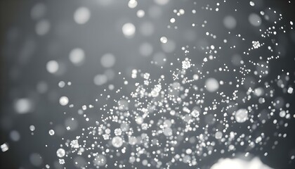 Fototapeta premium a black and white photo of water droplets