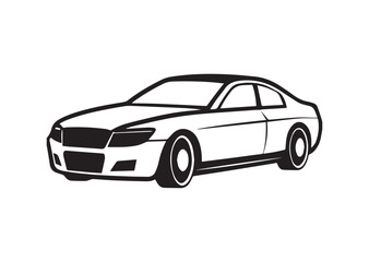 Car silhouette vector
