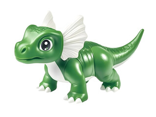 Obraz premium Illustration Green Dinosaur Toy Animal Isolated on Transparent Background