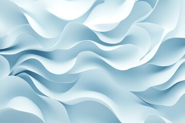Fototapeta premium Abstract Light Blue Wave Form Design