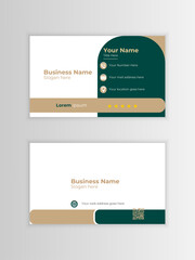 Professional Business card template design for corporate business, Creative Business card design and fresh & clear visiting card