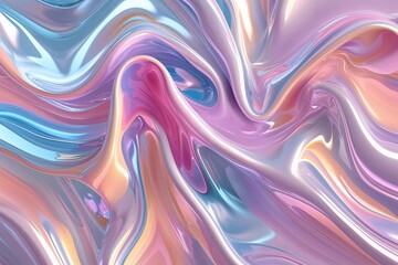 Obraz premium Elegant Pastel Abstract Flowing Texture Design for Stunning Backgrounds