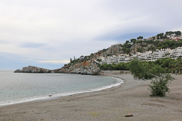 Costa Tropical coast from La Herradura, Spain