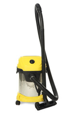 Naklejka premium Vacuum cleaner isolated on white. Cleaning equipment