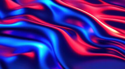 Obraz premium Abstract vibrant flowing fabric texture