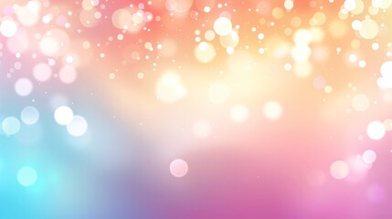 Pastel Bokeh Lights: Dreamy Soft Focus Background, Sweet And Romantic Backdrop