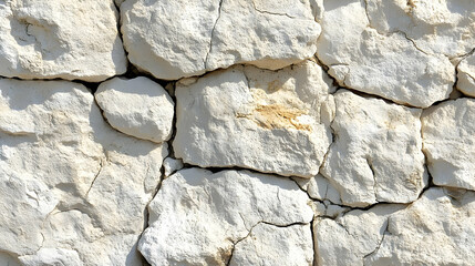 Fototapeta premium White Stone Wall Texture