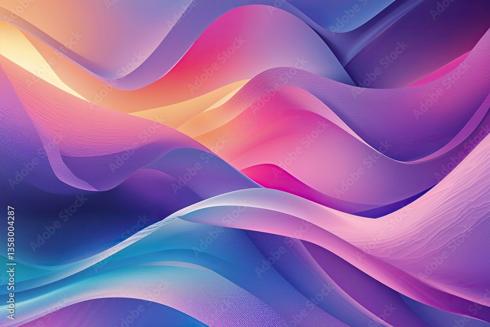 Poster vibrant abstract gradient background design with elegant soft textures and patterns