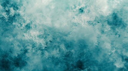 Obraz premium Abstract Turquoise Wash Background. Teal Ocean Marble Texture Design. Modern Art