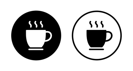 coffee cup icon logo design. cup a coffee sign and symbol