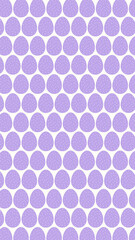 Obraz premium Easter eggs seamless pattern vertical design, pink and purple eggs