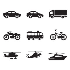 Creative black and white icon bundle