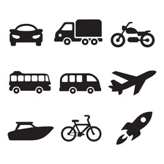 Creative black and white icon bundle