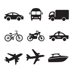 Creative black and white icon bundle