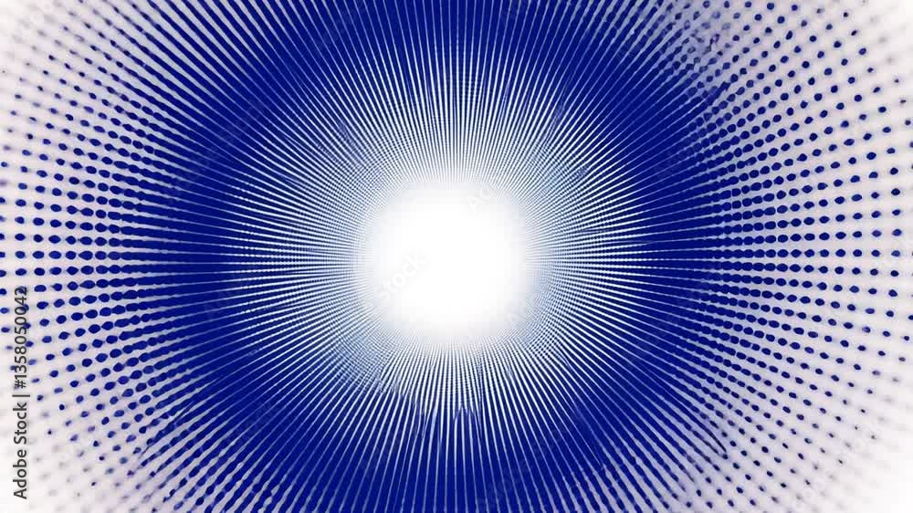 Poster dynamic digital blue dots create modern abstract background design generative ai