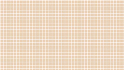 Beige and white plaid checkered background. Abstract seamless pattern.