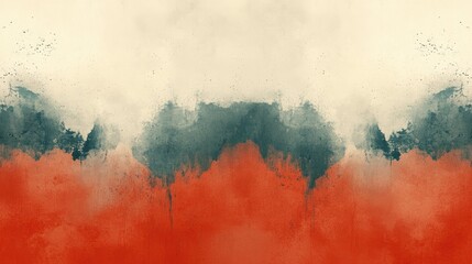 Abstract watercolor painting, muted colors, blending design, art background