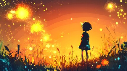 Professional Brightness Cartoon Vector Illustration for Creative Designs