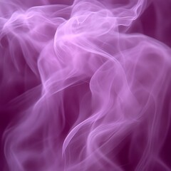 Obraz premium Purple smoke swirls against dark background, abstract design
