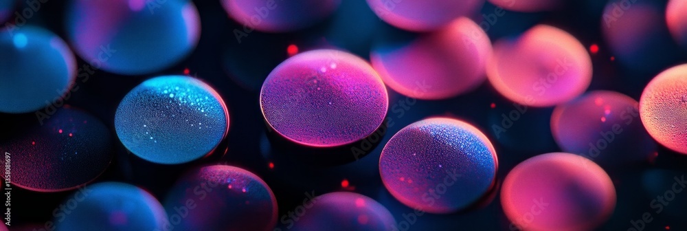 Poster abstract colorful circles create a visually striking background with vibrant hues and dynamic patter