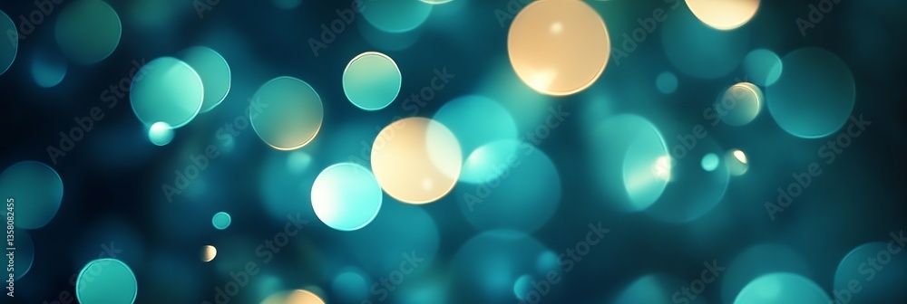Aufkleber colorful abstract circles create a dreamy background filled with soft light and blurred edges for a 
