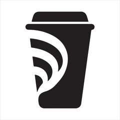 Coffee cup silhouette
