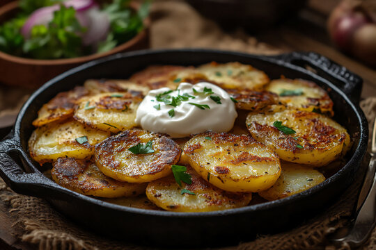 photo of a traditional polish plo scientific name for potato and onion stu