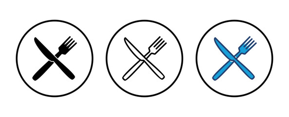 spoon and fork icon vector. spoon, fork and knife icon vector. restaurant icon
